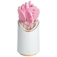 Paris Hilton 12 Piece Kitchen Utensil and Knife Set with Caddy, Pink