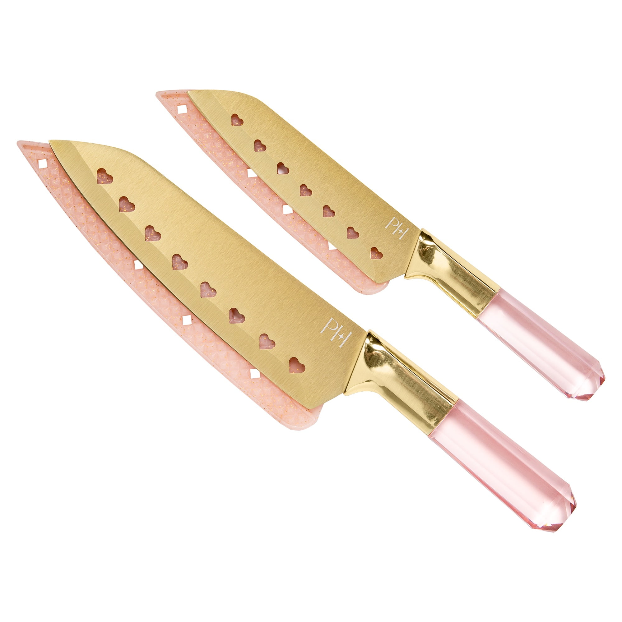 Paris Hilton 2 Piece Stainless Steel Santoku Knife Set Jewel Handles paris-hilton-2-piece-stainless-steel-santoku-knife-set-jewel-handles