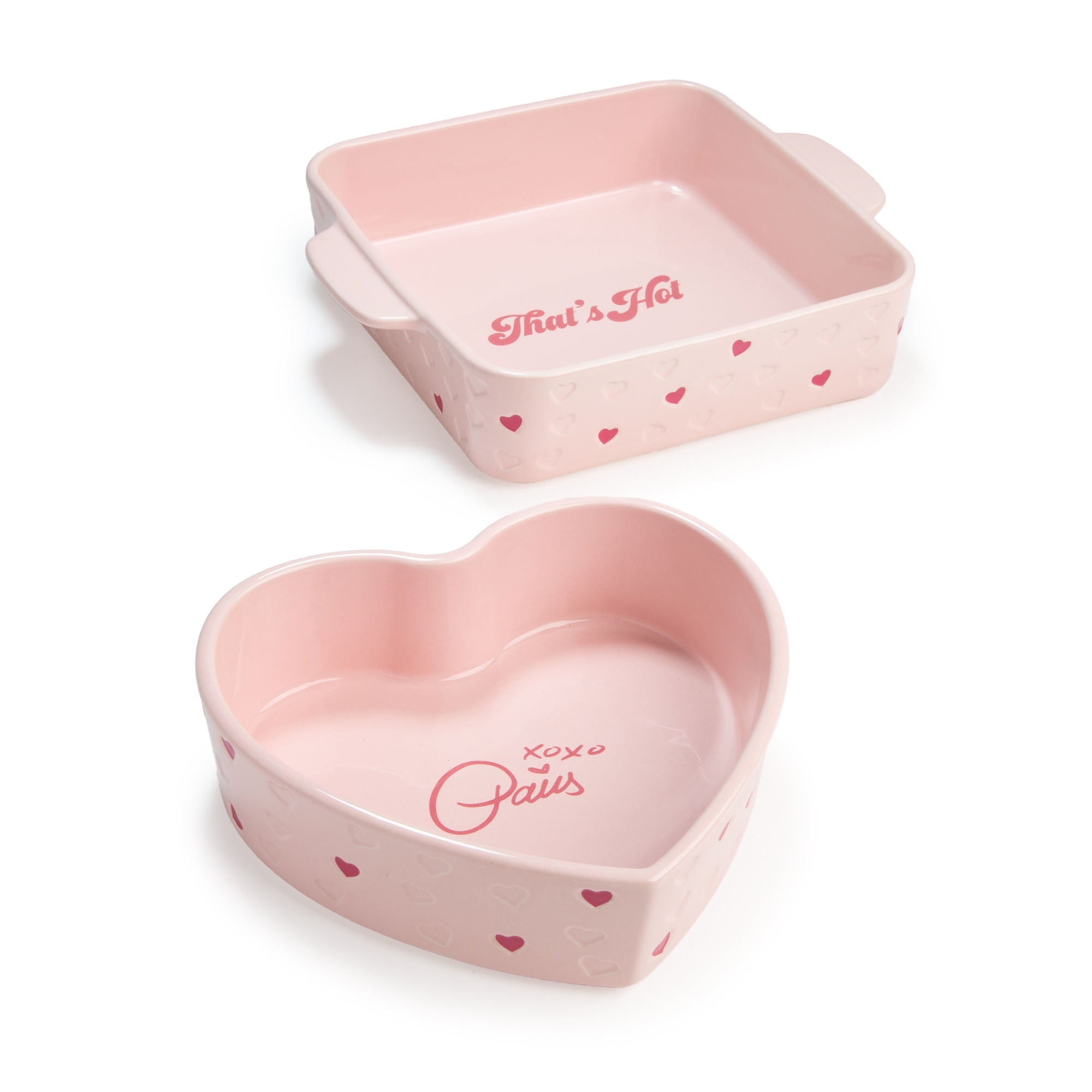 Paris Hilton 2 Piece Ceramic Baker Set, Square and