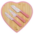 thumbnail image 1 of Paris Hilton 4-Piece Charcuterie and Cheese Board Set with Serving Tools, Pink, 1 of 8