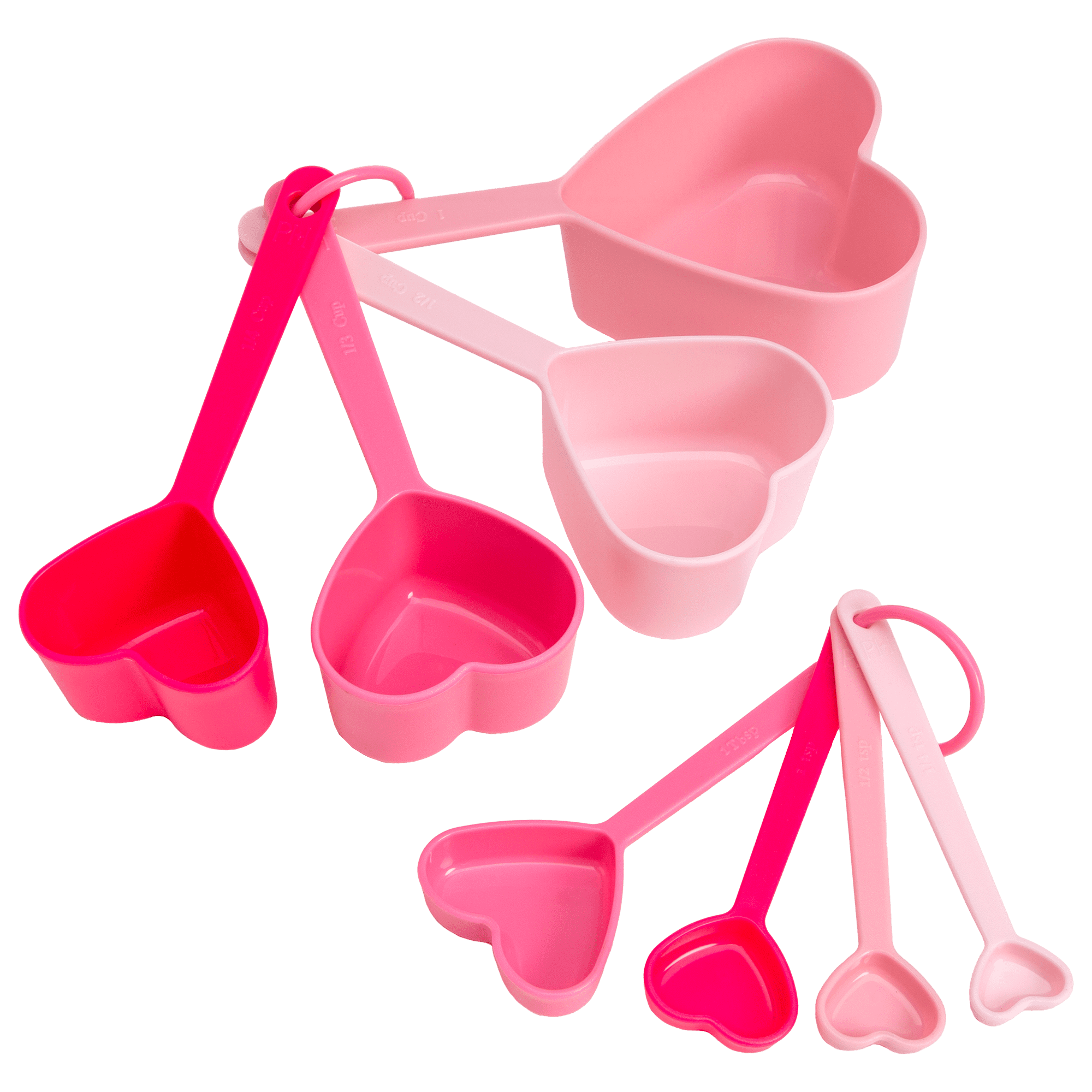 Paris Hilton 8 Piece Measuring Cup and Spoon Set, Pink - Walmart.com