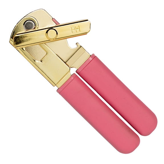 Paris Hilton Can Opener, Soft Grip Handles, Easy Turn Knob, 180 Opening, Pink