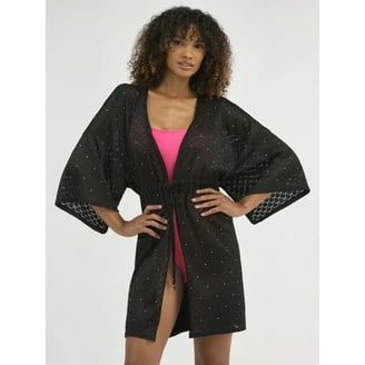 Mesh Velour One-piece Flower Navy S Sapphire Mesh Dress, Navy