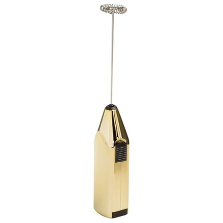 Paris Hilton Electric Frother, Handheld Drink Mixer, 2AA Batteries Included, Gold