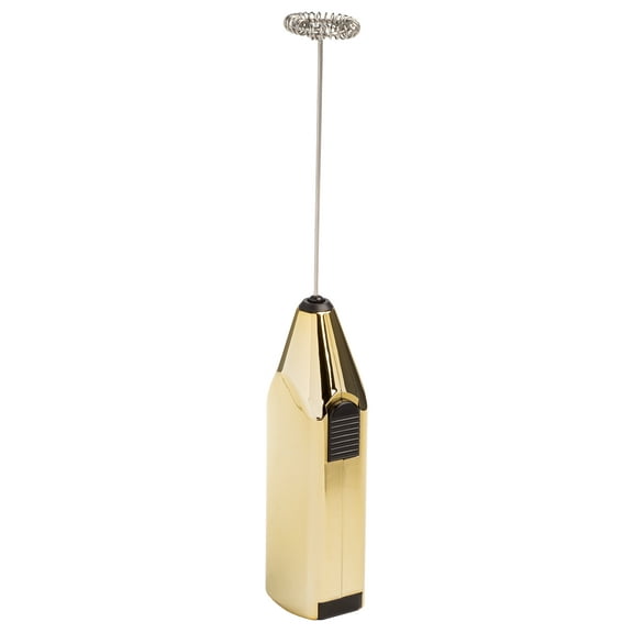 Paris Hilton Electric Frother, Handheld Drink Mixer, 2AA Batteries Included, Gold