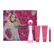 Paris Hilton Electrify, Perfume Gift Set for Women, 4 Pieces