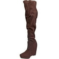 thumbnail image 1 of Paris Hilton Footwear - Jezabel - Brown Stretch - 7, 1 of 1