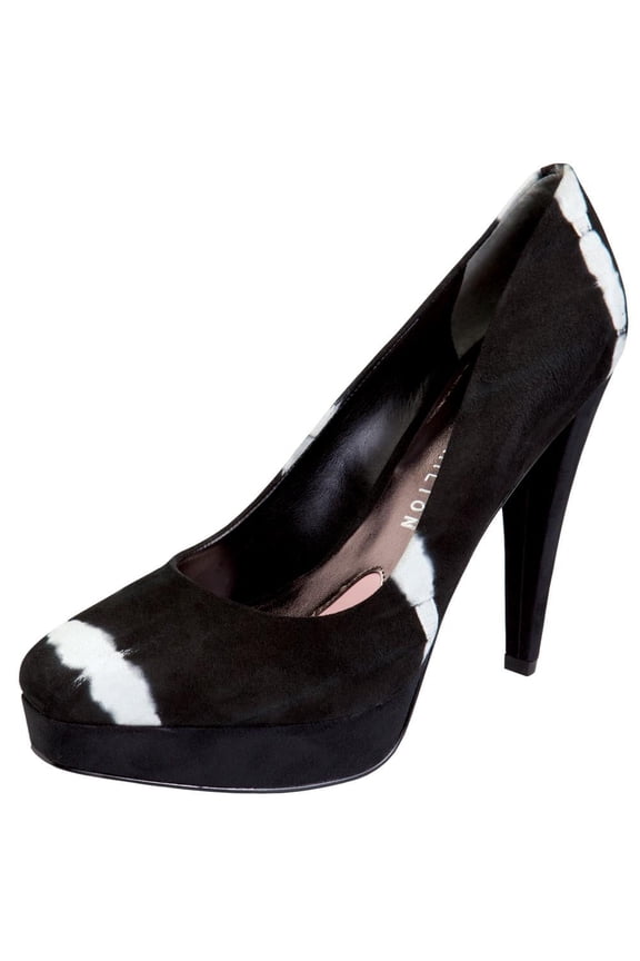 Footwear - Reese - Black Seashell Suede - 7