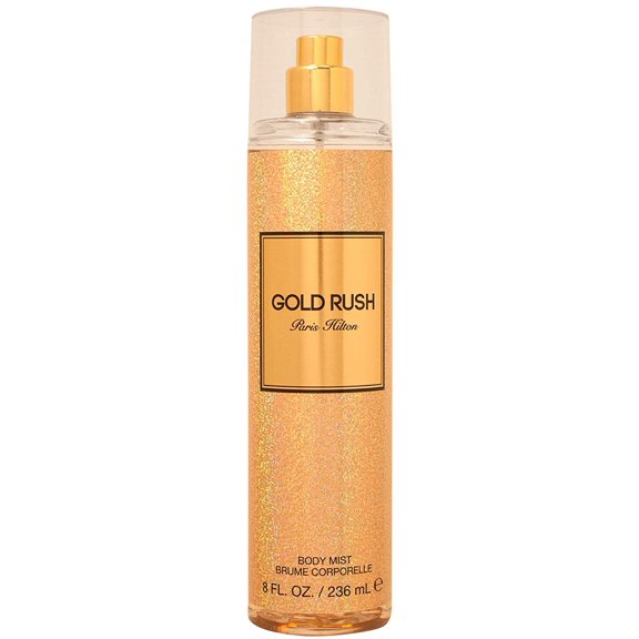 Paris Hilton GOLD RUSH W BODY SPRAY 8.0 oz (Pack of 4)