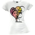 thumbnail image 1 of Paris Hilton - Heart Juniors T-Shirt - Small, 1 of 1