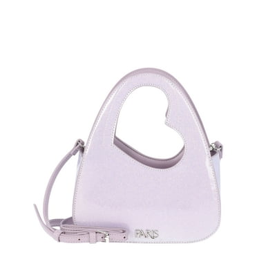 Paris Hilton Heartbreaker Top Handle Bag with Crossbody Strap, Purple