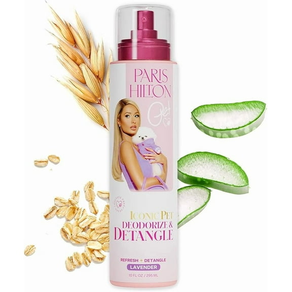 Paris Hilton Pet Iconic Pet Deodorize & Detangle Lavender 295ml