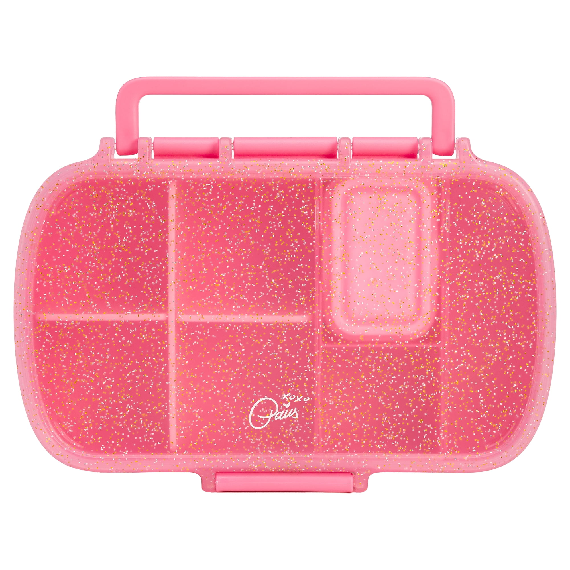 BURTON - paris.h Paris Hilton 2 Pack Bento Style Snack Boxes, Glitter Infused