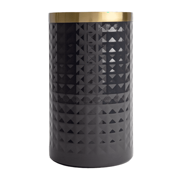 Paris Hilton Stainless Steel Wine Bottle Chiller, Charcoal Gray