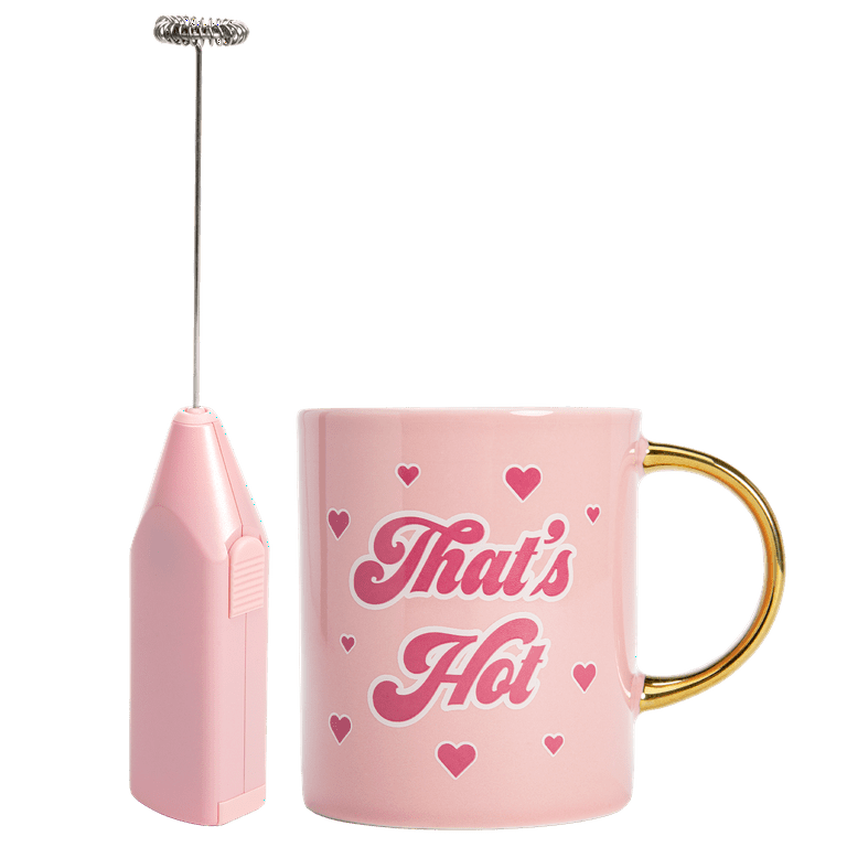 Coffee Is My BFF Rose Gold Heart Two-Tone Pink Porcelain Travel Mug w/ –  Aura In Pink Inc.