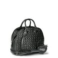 thumbnail image 1 of Paris Hilton Women's Geneva Triple Compartment Quilted Satchel & Heart Coin Purse, Black, 1 of 5