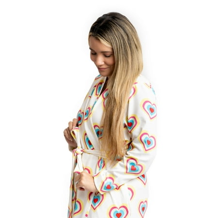 Paris Hilton x Monica + Andy Maternity Organic Cotton Lounge Robe, Sizes XS-XXL