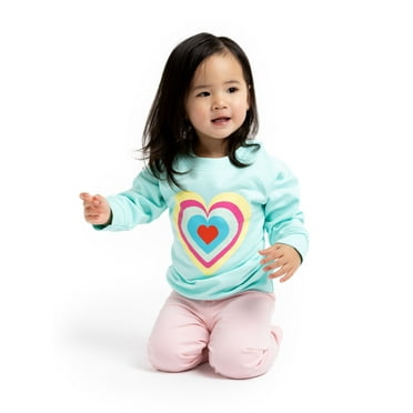 Paris Hilton x Monica + Andy Organic Cotton Baby Crewneck Sweatshirt, Sizes 0/3 Months-5T