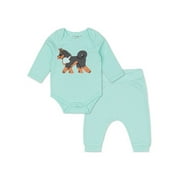 Paris Hilton x Monica + Andy Organic Cotton Baby First Moves Set, Sizes Preemie-18 Months