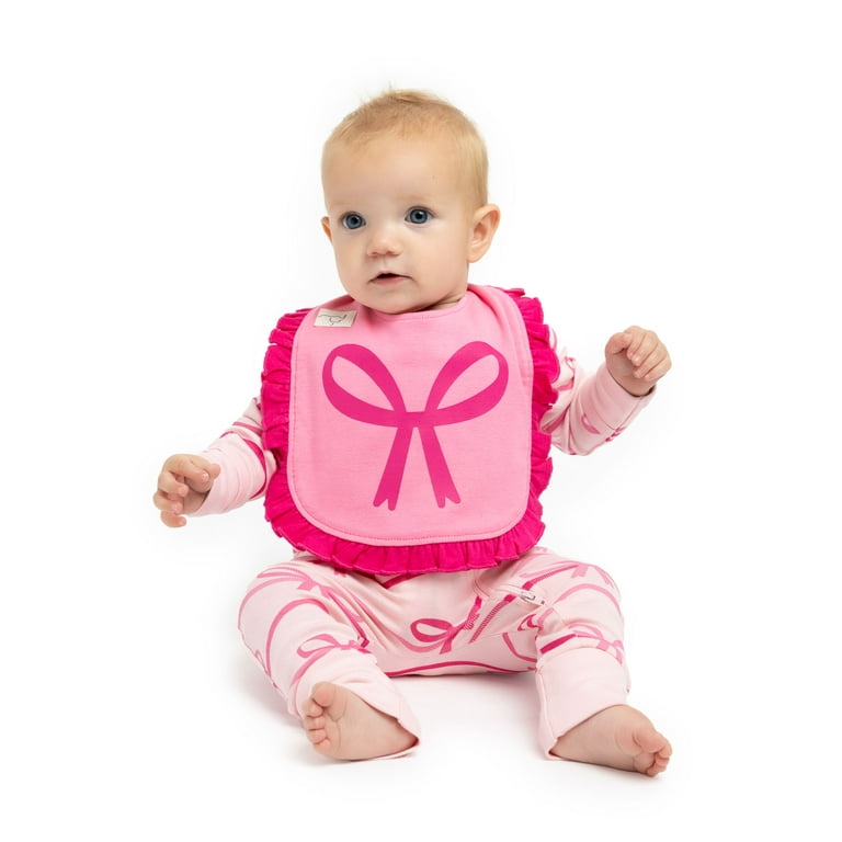 BabyBow 5 Piece Baby Cotton Bib Sets BabyBow 5 Piece Baby Cotton Bib Sets