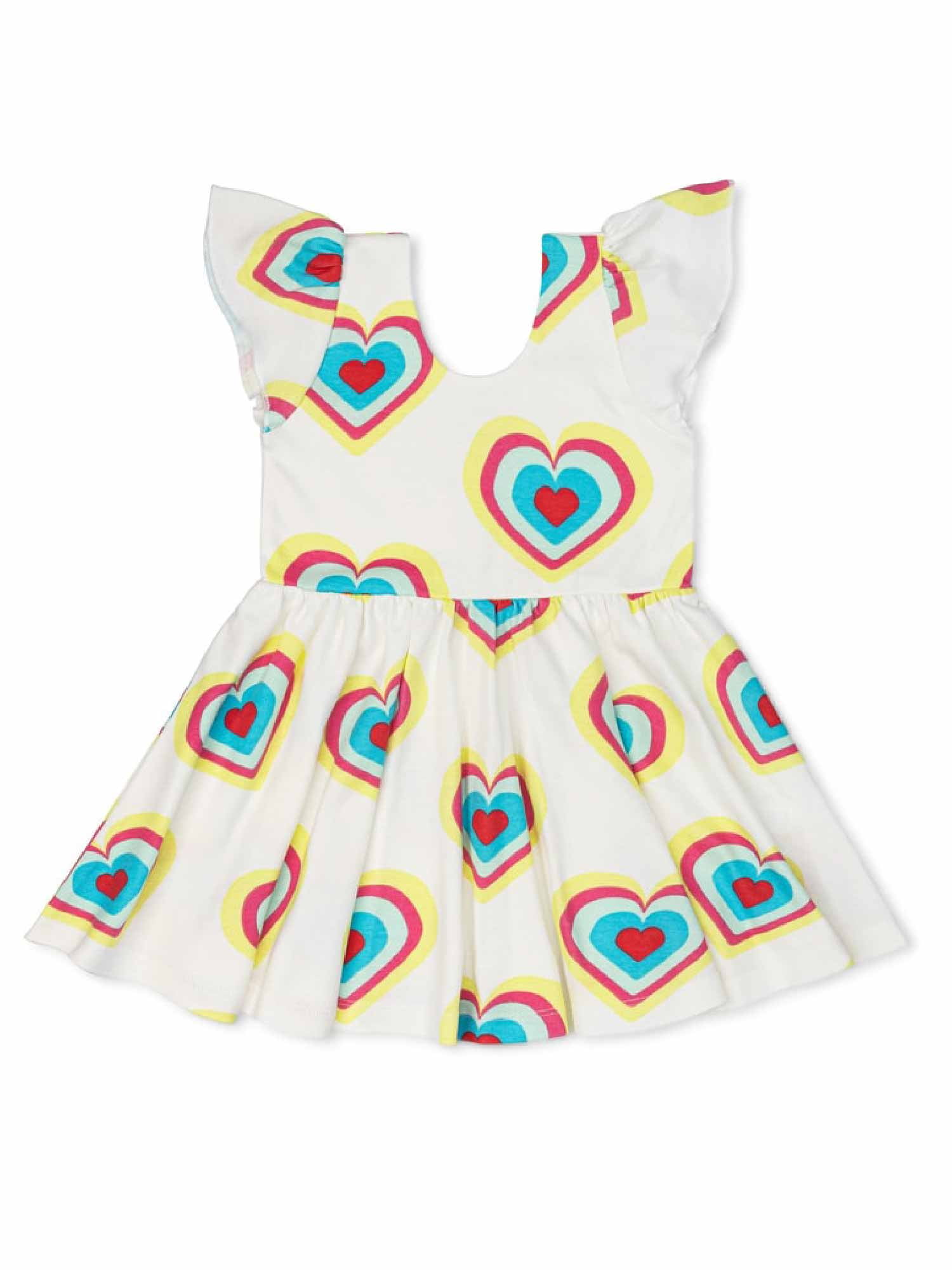 Paris Hilton x Monica + Andy Organic Cotton Baby & Toddler Short Sleeve  Let's Dance Dress, Sizes 12 Months-5T - Walmart.com