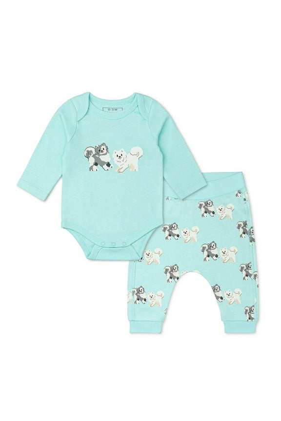 Paris Hilton x Monica + Andy Organic Cotton First Moves Set, Sizes Newborn- 24 Months