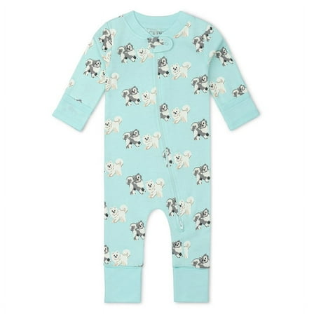 Paris Hilton x Monica + Andy Organic Cotton One Piece Pajama, Sizes Newborn-24 Months