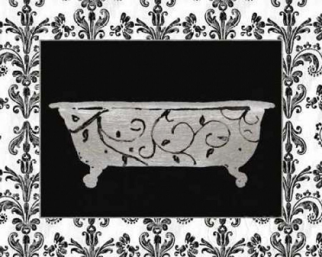 Paris Hotel Tub III Canvas Art - Susan Eby Glass (24 x 30)
