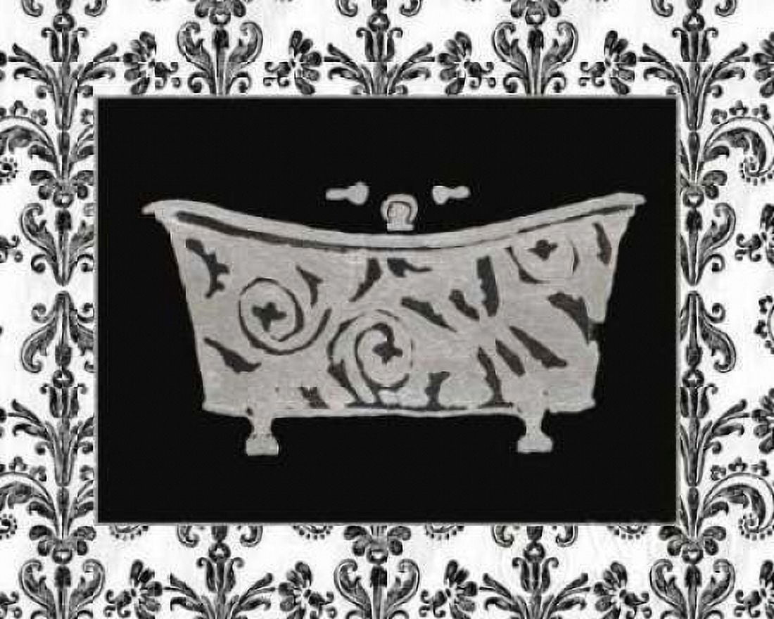 Paris Hotel Tub IV Canvas Art - Susan Eby Glass (24 x 30)