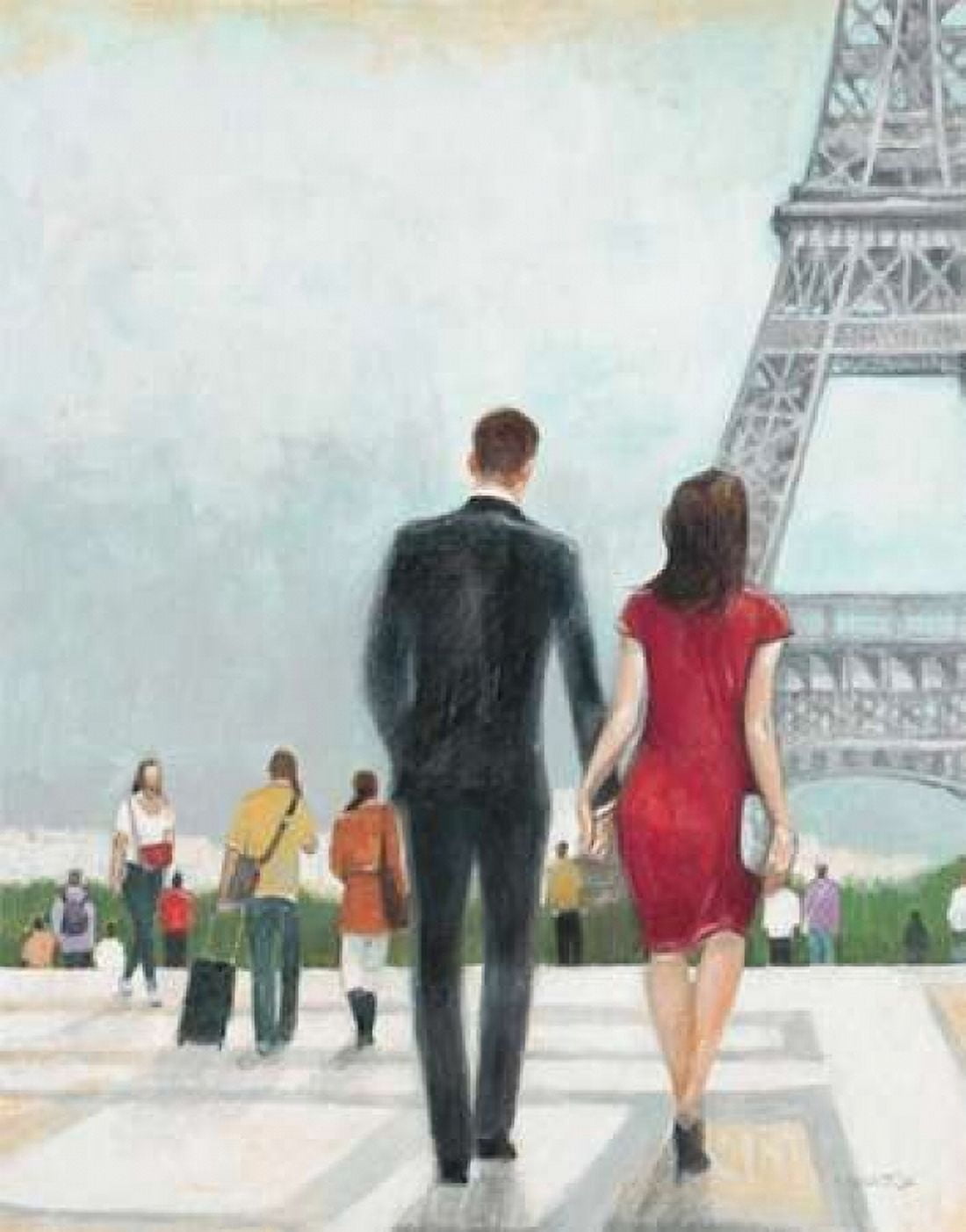 Paris Impressions 2 Canvas Art - Norman Jr Wyatt (22 x 28)