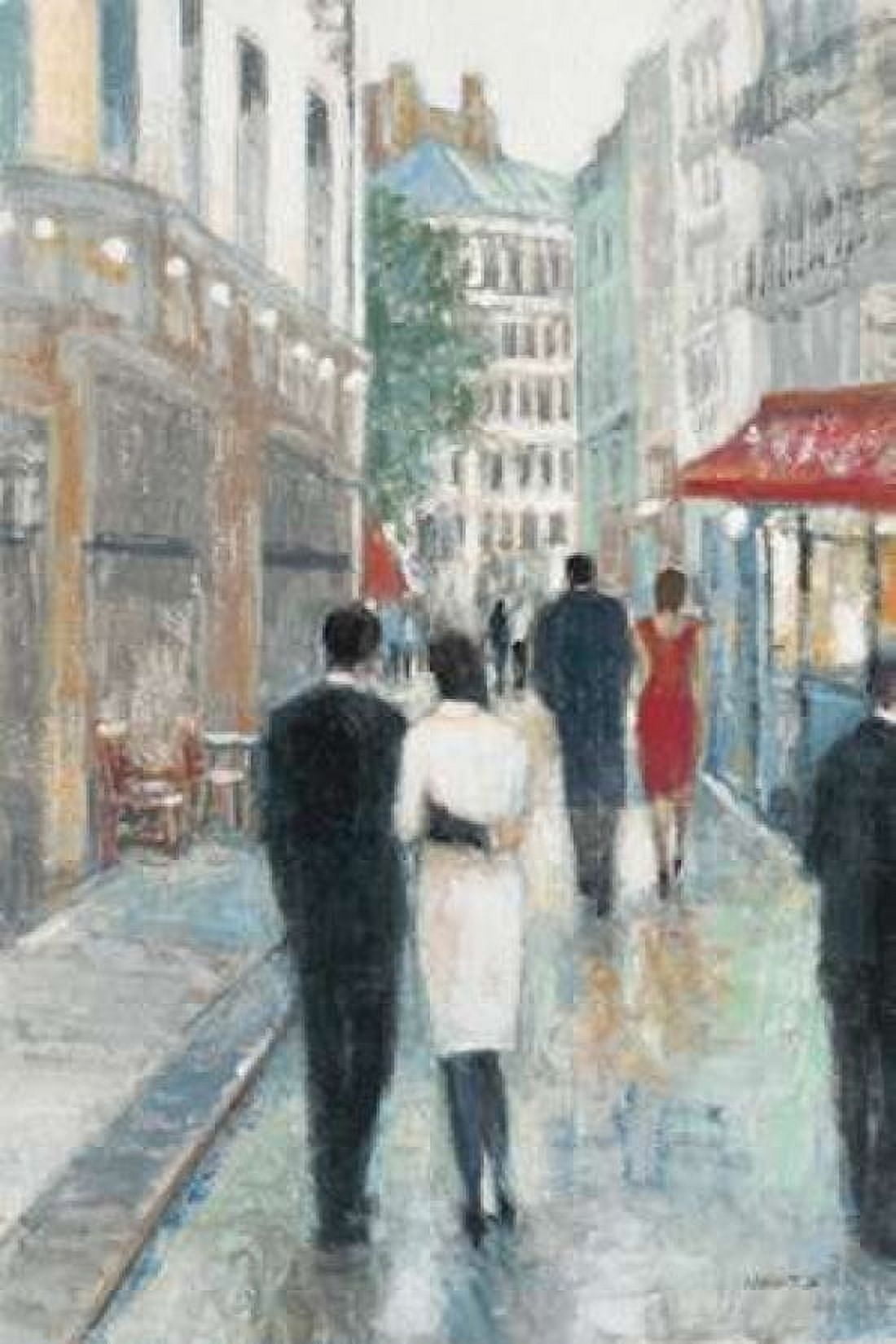 Paris Impressions 3 Canvas Art - Norman Jr Wyatt (20 x 28)