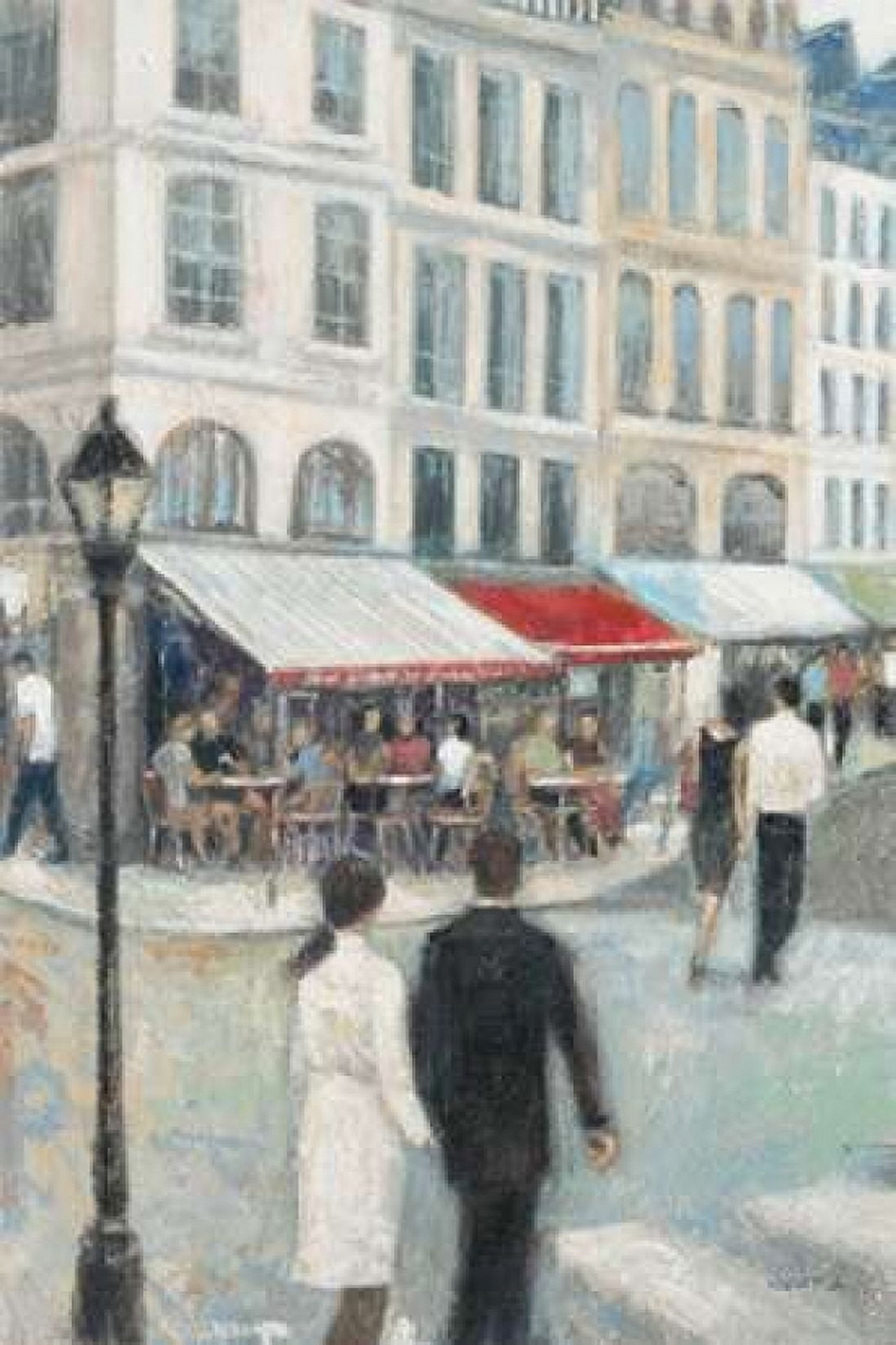 Paris Impressions 4 Canvas Art - Norman Jr Wyatt (20 x 28)