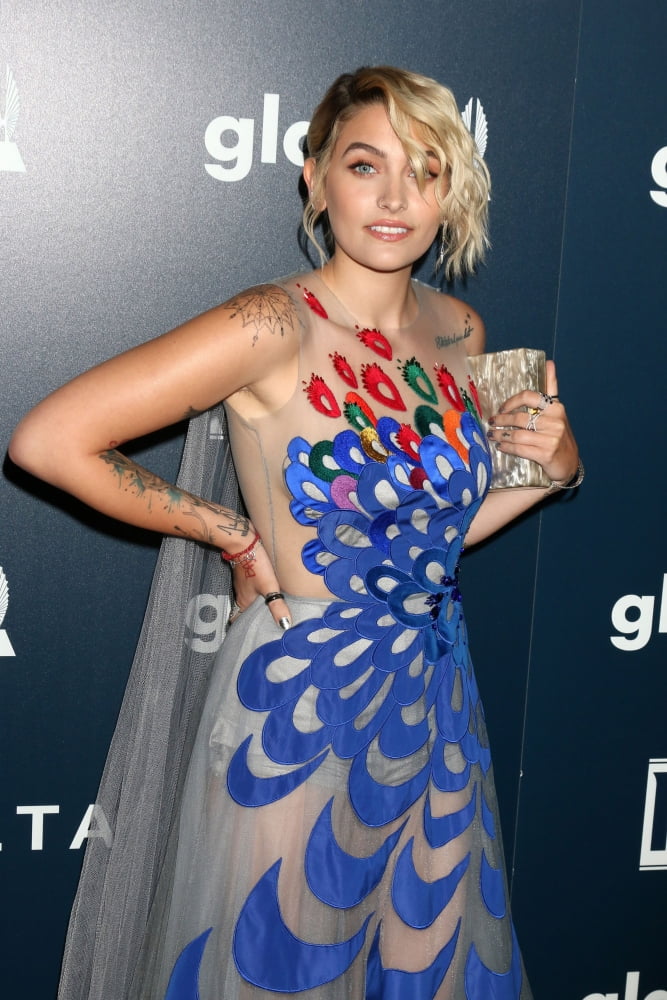 Paris Jackson (Wearing A Yanina Couture Dress) At Arrivals For 28Th