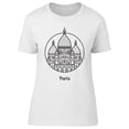 thumbnail image 1 of Paris Landmarks Doodle Tee Men's -Image by Shutterstock, 1 of 4