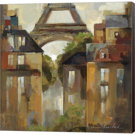 Paris Late Summer by Silvia Vassileva, Canvas Wall Art