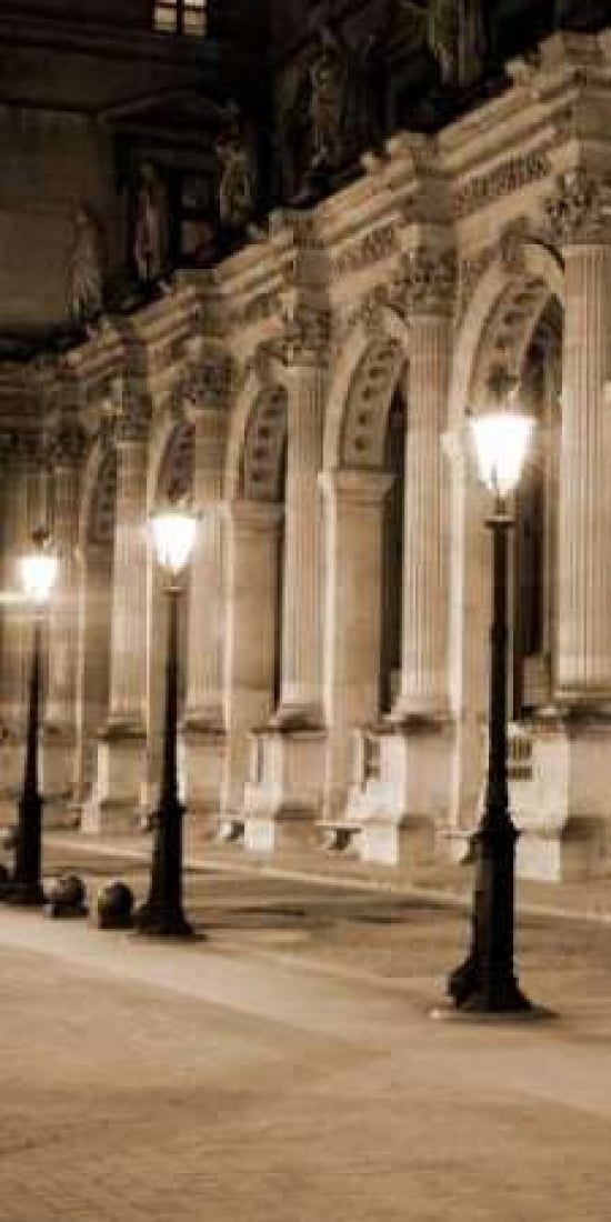 Paris Lights II - Arches II Canvas Art - JeffBoyce MaiharaWatt (10 x 20)
