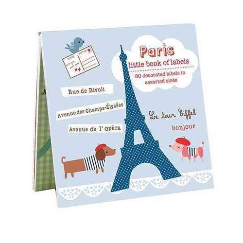Paris Litte Book of Labels: 80 Decorated Labels in Assorted Sizes