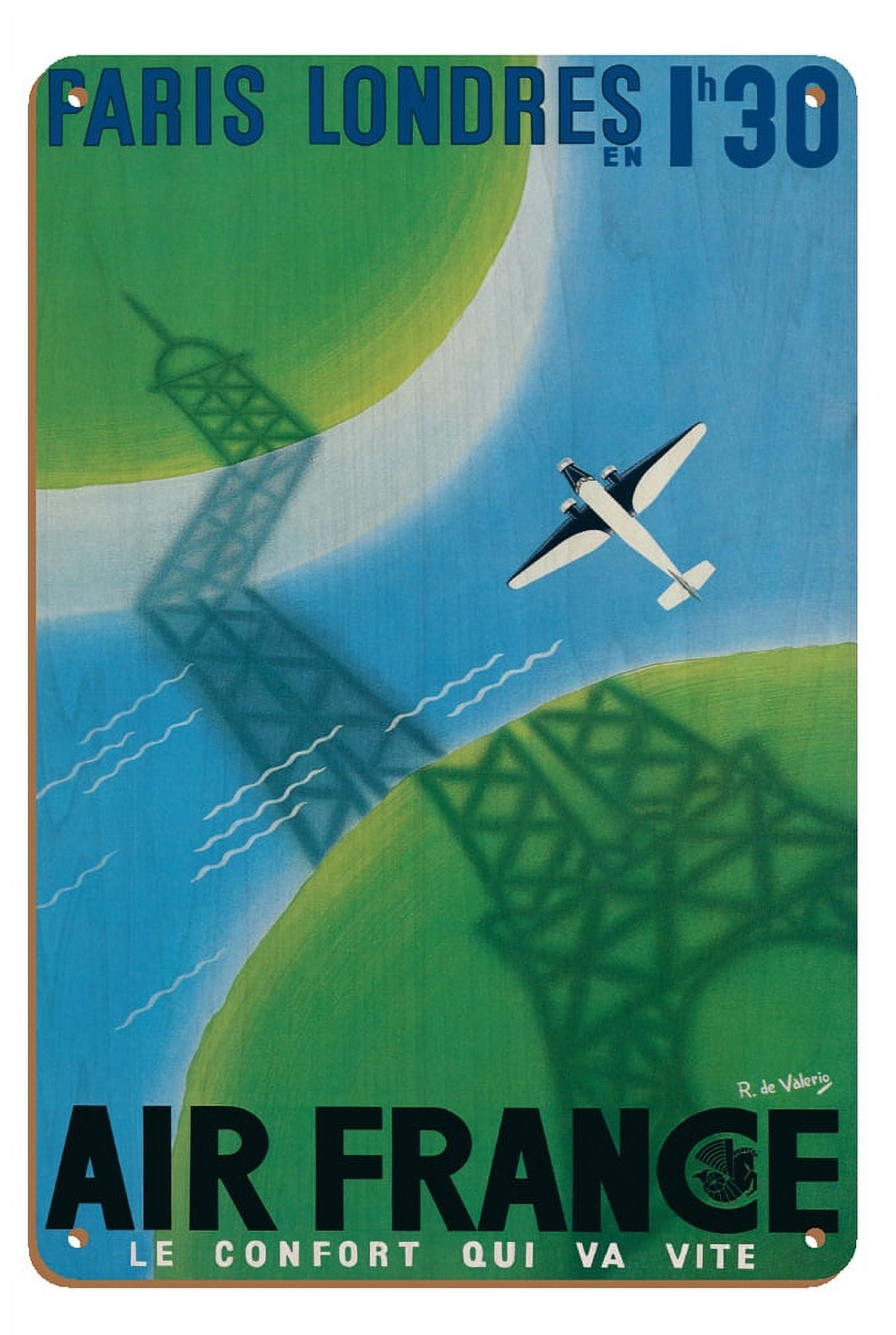 Paris to London (Londres) - In 1 Hour 30 Minutes - France - Vintage ...