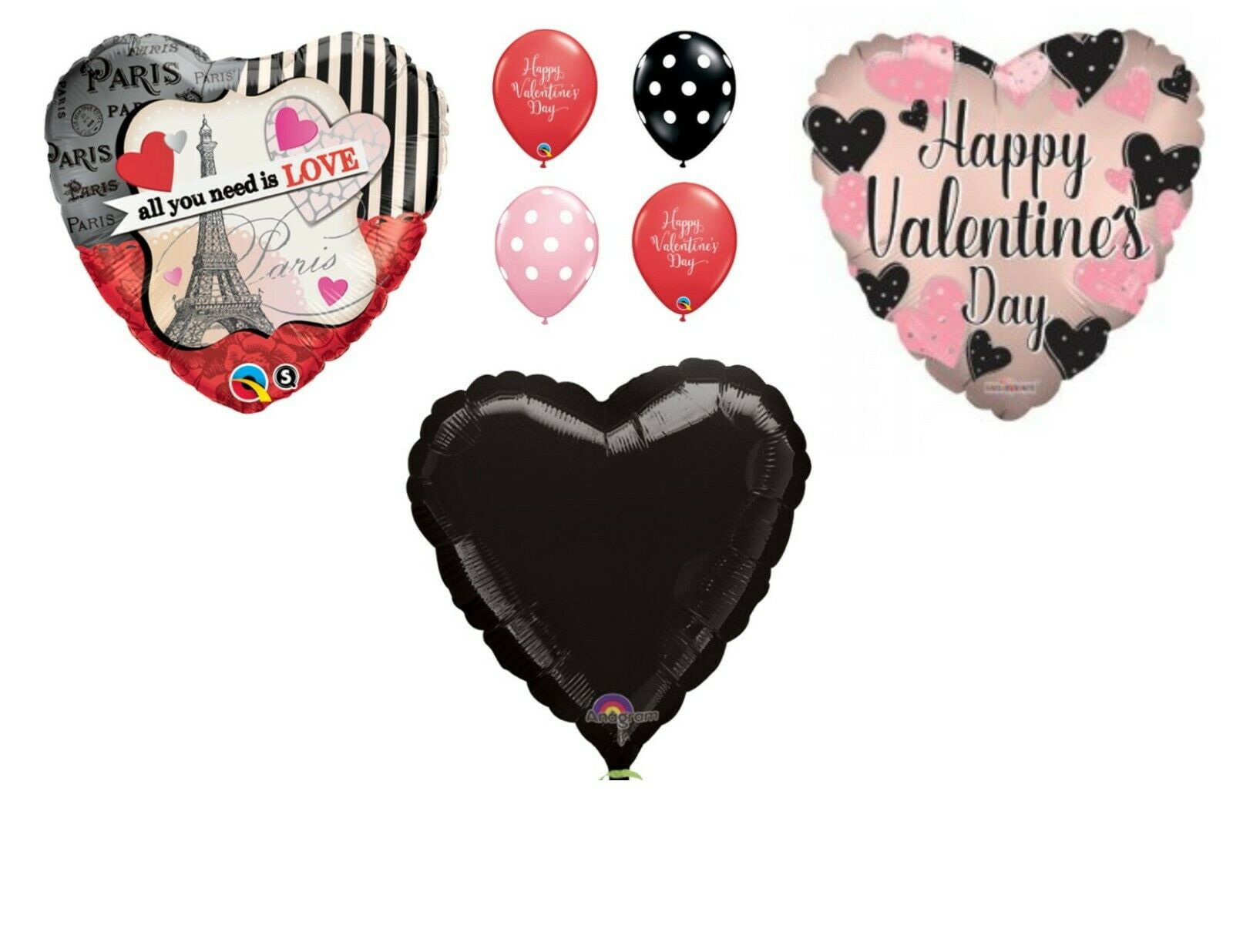 Paris Love Valentine's Day Party balloons decorations supplies Eiffel Tower