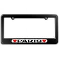 thumbnail image 1 of Paris Love with Hearts License Plate Frame, 1 of 1