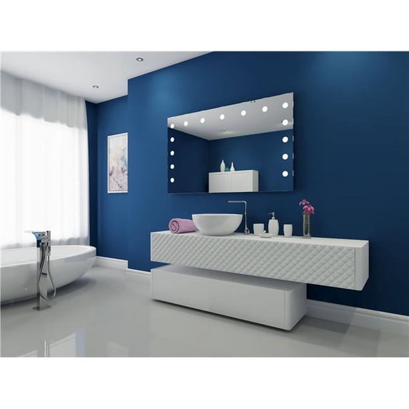 Paris Mirror HOLY60366000D 60 x 36 in. Hollywood Designed LED Mirror