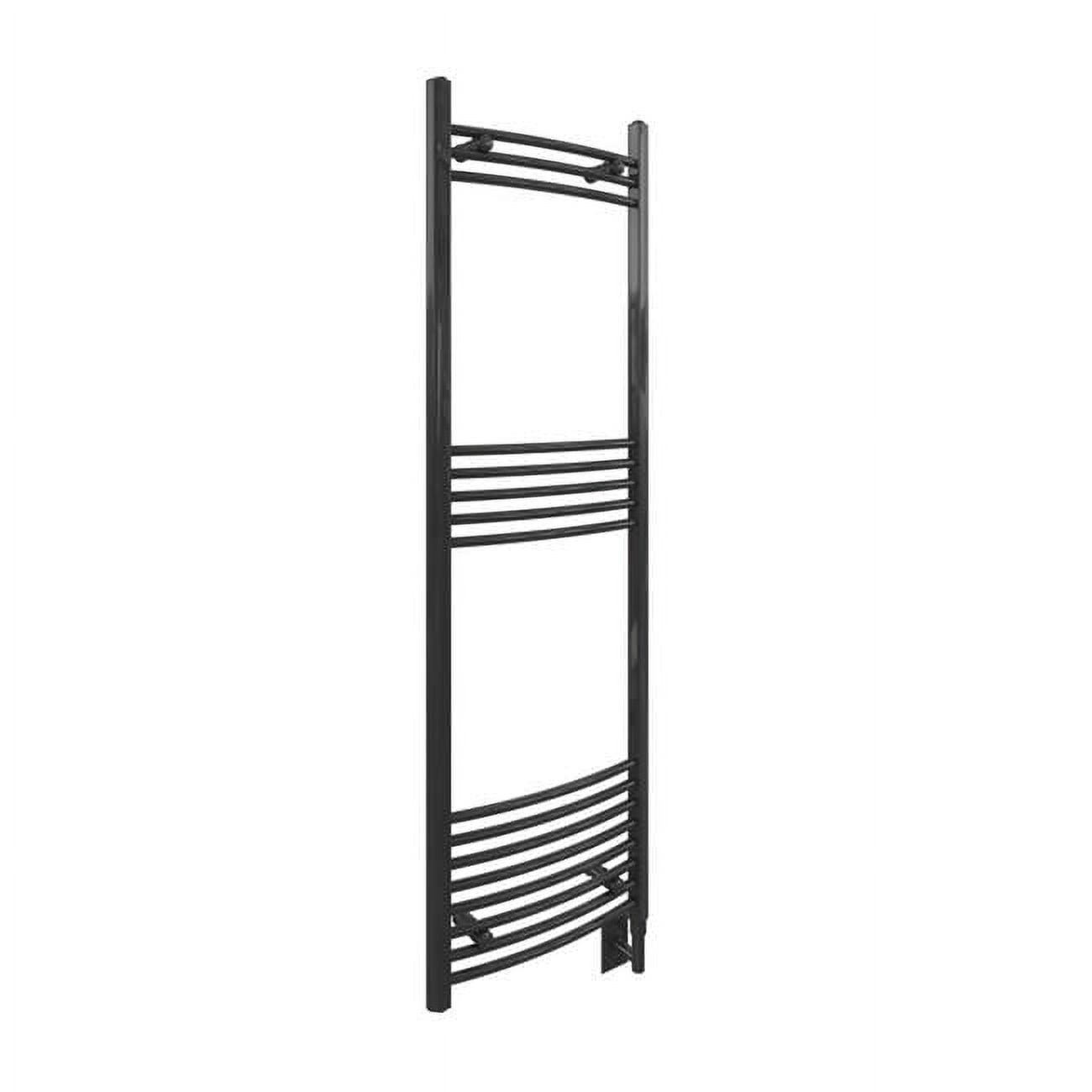 Paris Mirror THEMBLKCUR17 Themis Wall Mounted Electric Towel Warmer, Black
