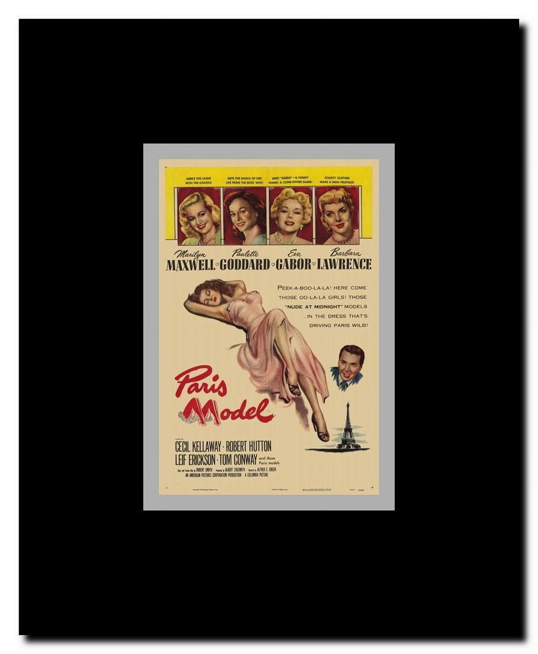 Paris Model Framed Movie Poster