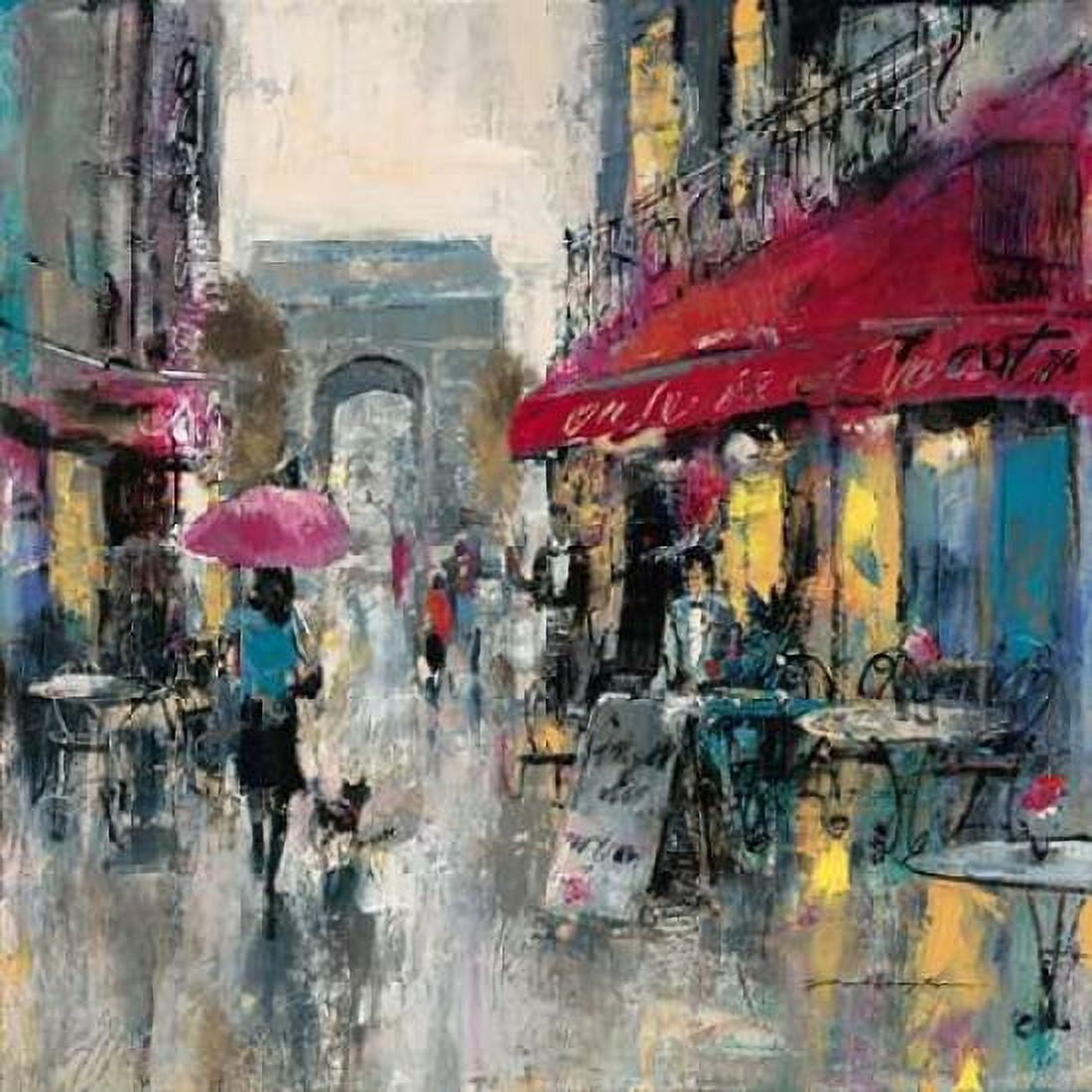 Paris Modern 1 Canvas Art - Brent Heighton (24 x 24)