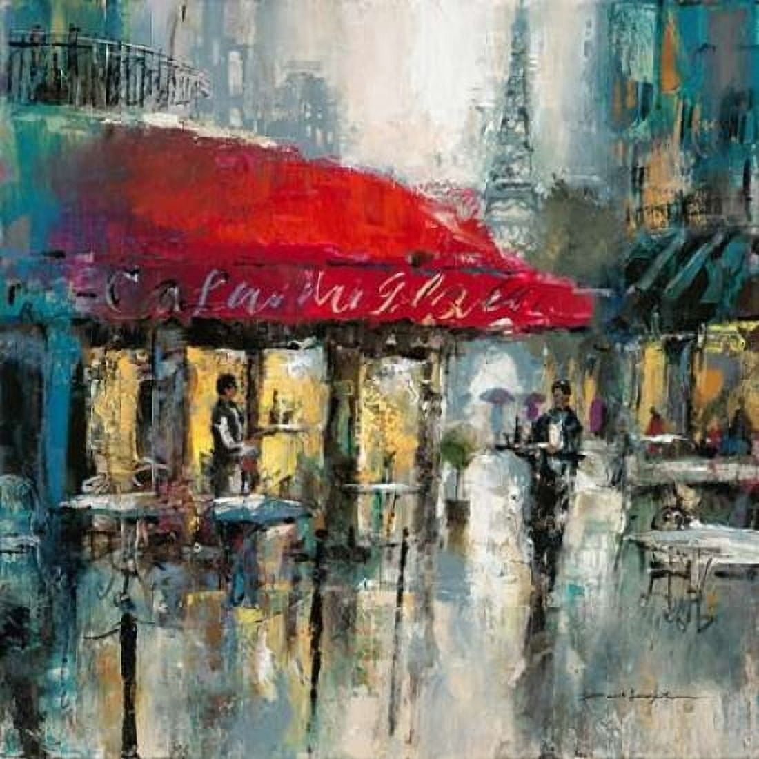Paris Modern 2 Canvas Art - Brent Heighton (24 x 24)