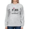 thumbnail image 1 of Paris Mon Amour! Sweatshirt Women -Image by Shutterstock, Female Medium, 1 of 4