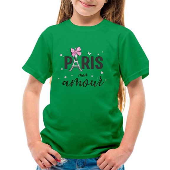Paris Mon Amour! T-Shirt Juniors -Image by Shutterstock, Small