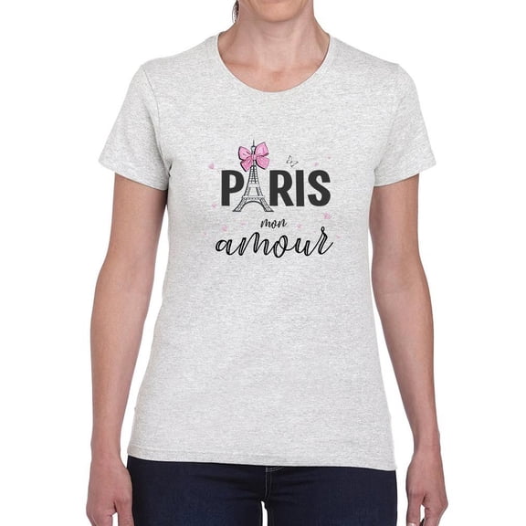 Paris Mon Amour! T-Shirt Women -Image by Shutterstock, Female 4X-Large