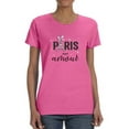 thumbnail image 1 of Paris Mon Amour! T-Shirt Women -Image by Shutterstock, Female x-Large, 1 of 4