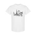 thumbnail image 1 of Paris Mornig Art T-Shirt Women -SPIdeals Designs, Female Medium, 1 of 4